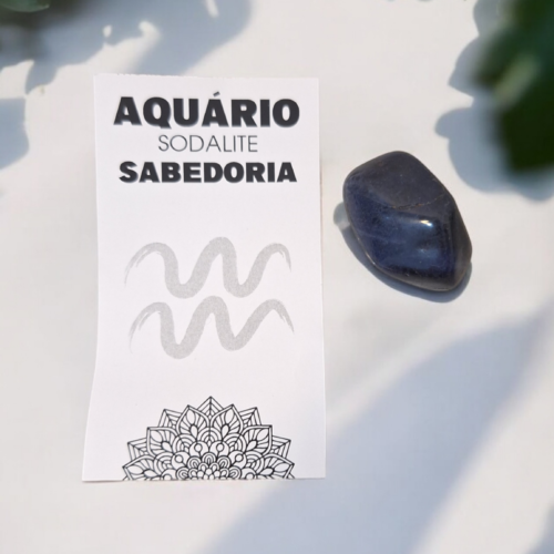 PEDRA DO SIGNO DE AQUÁRIO – (SABEDORIA) 🔮✨