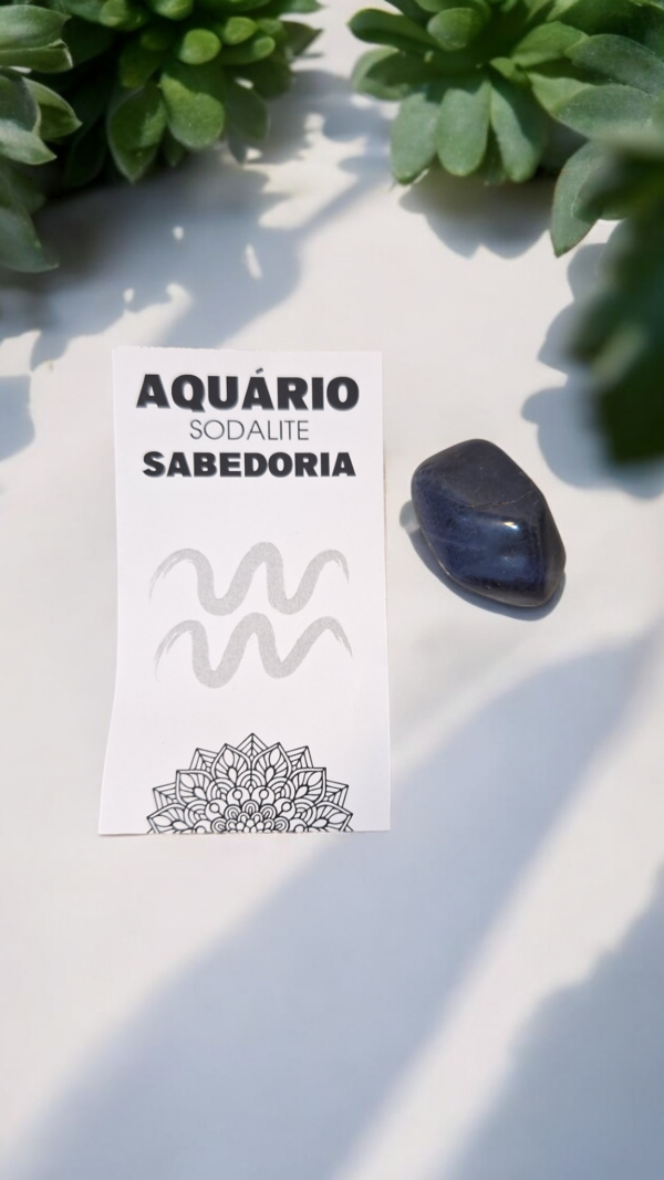 PEDRA DO SIGNO DE AQUÁRIO – (SABEDORIA) 🔮✨