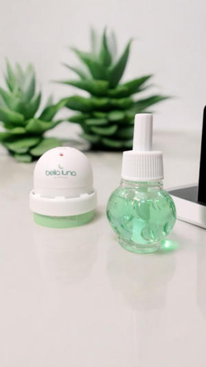 🍃Aromatizador Elétrico + 1 refil 30ml (Maça Verde)- 750 horas de duração 🍃
