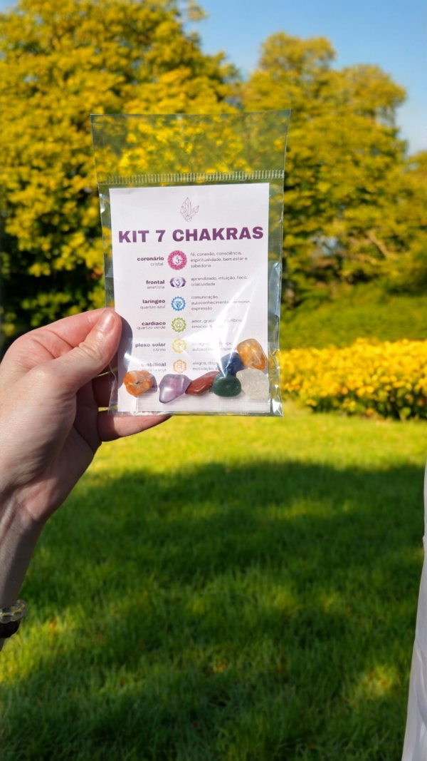 Kit Mini Alinhamento dos Chakras – Equilibre Sua Energia com a Força dos Cristais ✨