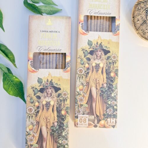 Incenso Vila Zen – Linha Mística das Bruxas 💜 Flor de Maracujá – Calmaria e Serenidade 💜