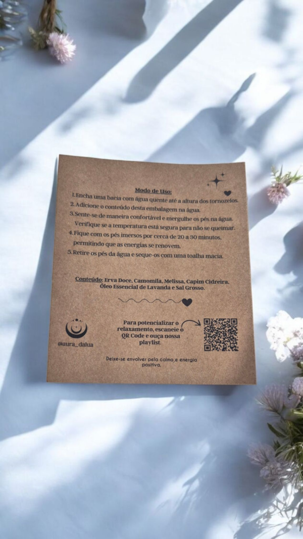 Escalda-Pés Relaxante – Edição Especial Dia das Mães- Terapêutico