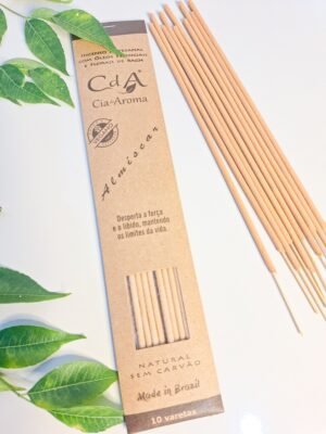 Incenso 100% Natural e vegano com Óleo Essencial de Almíscar – Força e Libido