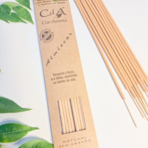 Incenso 100% Natural e vegano com Óleo Essencial de Almíscar – Força e Libido