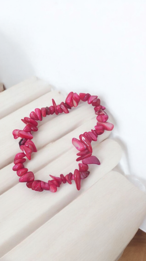 Pulseira Madrepérola Vermelha — Vitalidade, Amor e Proteção Emocional