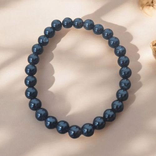 Pulseira de Obsidiana Natural 4mm — Proteção, Concentração e Autodescoberta