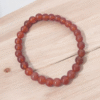 Pulseira de Coralina esfera de 4mm — Vitalidade, Coragem e Força Interior