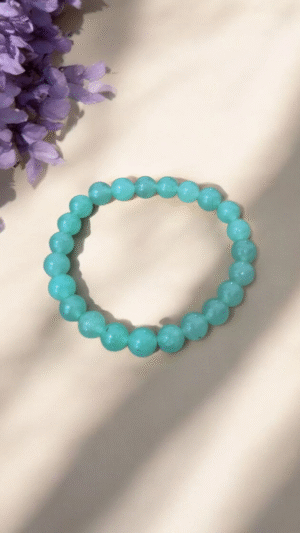 Pulseira de Quartzo Verde esfera de 8mm — Cura, Equilíbrio e Bem-Estar