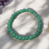 Pulseira de Quartzo Verde esfera de 6 mm — Cura, Equilíbrio e Bem-Estar