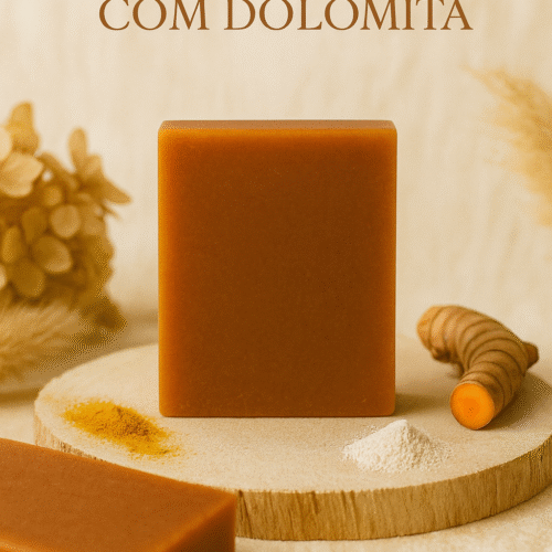 (Lançamento)SABONETE AÇAFRÃO E DOLOMITA- Depila e Clareia 120g
