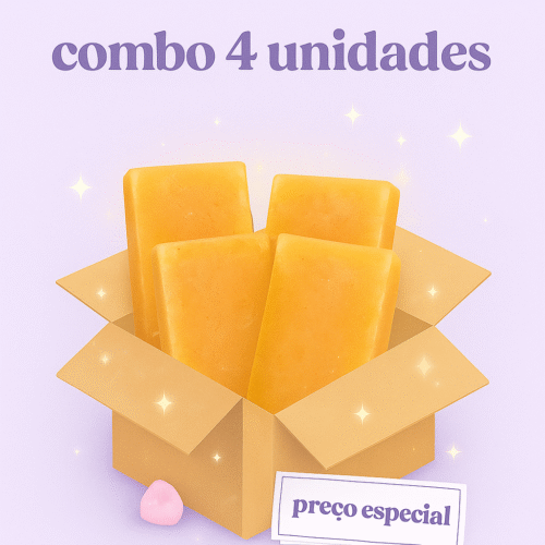 Combo com 4 Sabonetes  Pitanga – (Coragem e Autoconfiança)