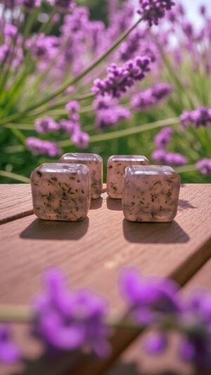 KIT 3 SABONETES ENERGÉTICOS DE LAVANDA - (CALMANTE, RELAXANTE, ACALMA ANSIEDADE )