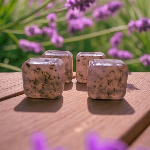 KIT 3 SABONETES ENERGÉTICOS DE LAVANDA - (CALMANTE, RELAXANTE, ACALMA ANSIEDADE )