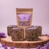 💜 Kit Ritual da Calma & Renovação | Lavanda (4 sabonetes + 1 Banho de Lavanda & Camomila — com Reiki)