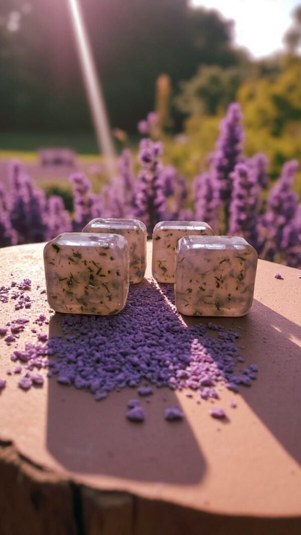 KIT 3 SABONETES ENERGÉTICOS DE LAVANDA - (CALMANTE, RELAXANTE, ACALMA ANSIEDADE )