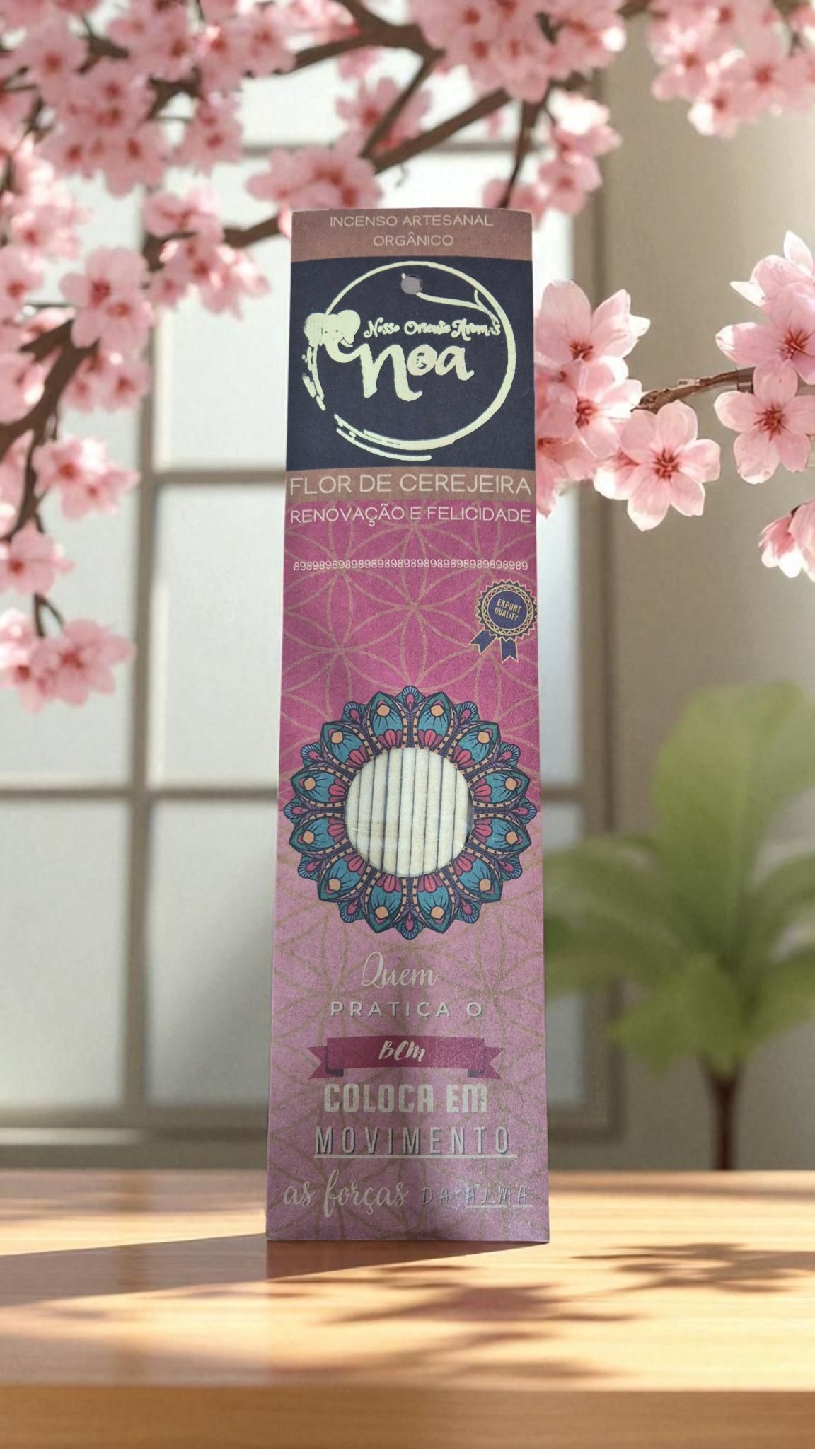 Incenso Flor de Cerejeira (Abundância  e Cura) Terapêutico