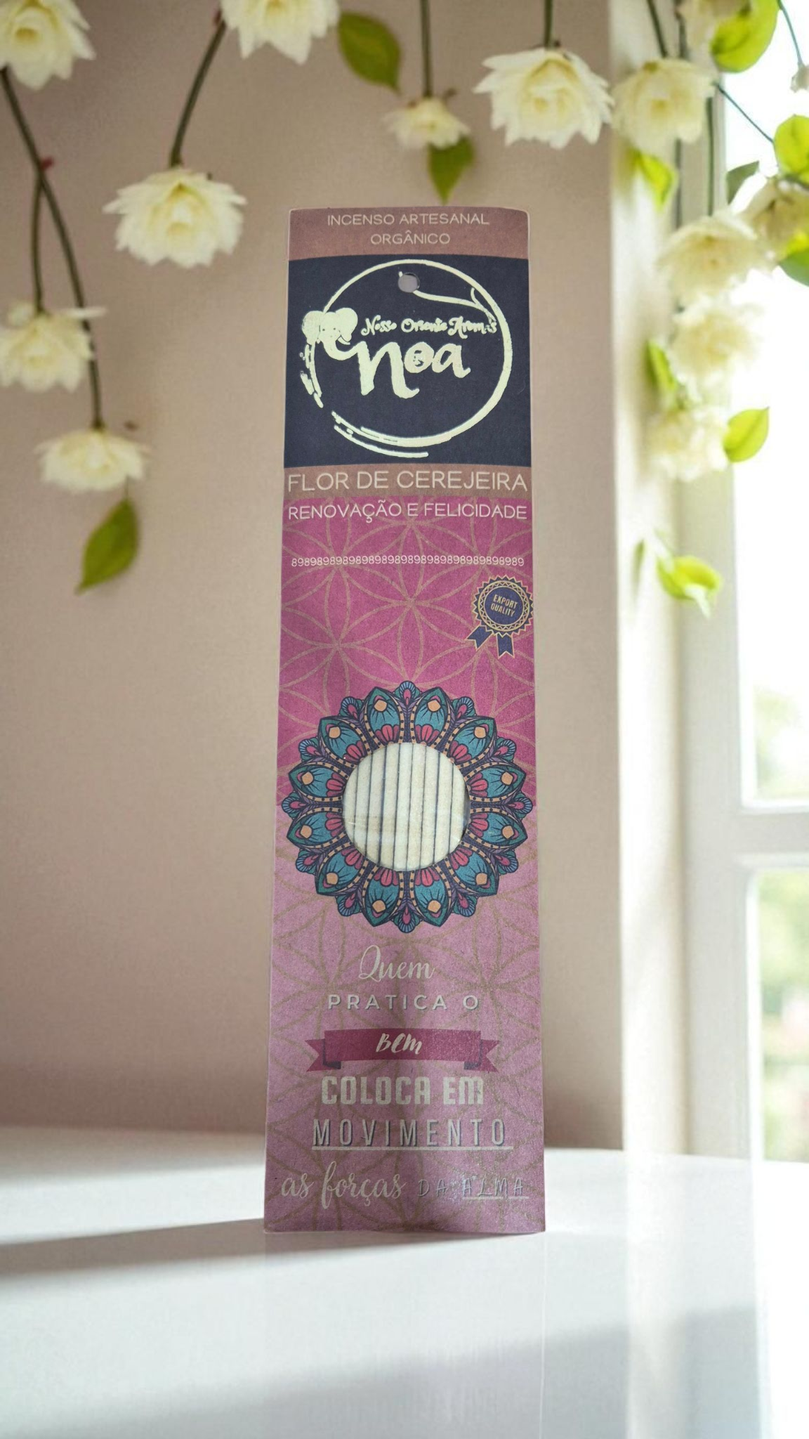 Incenso Flor de Cerejeira (Abundância  e Cura) Terapêutico