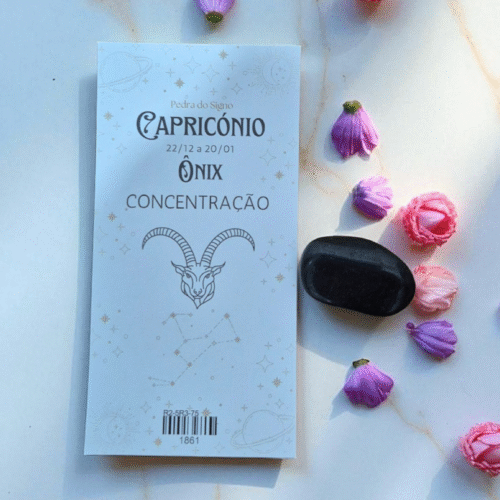 Pedra do Signo de Capricórnio – Ônix Concentração, Força Interior e Foco no Propósito