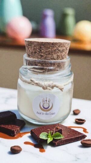 Vela Chocolate Trufado – Aroma de Aconchego| Chama de Conforto e Doçura