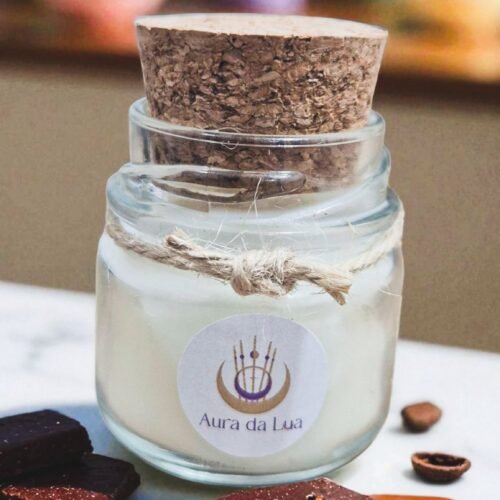 Vela Chocolate Trufado – Aroma de Aconchego| Chama de Conforto e Doçura