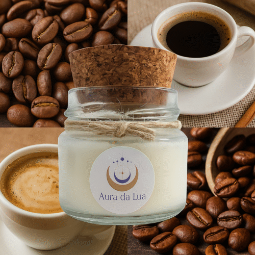 Vela Café Torrado – Aroma de Aconchego | Chama do Despertar e Foco