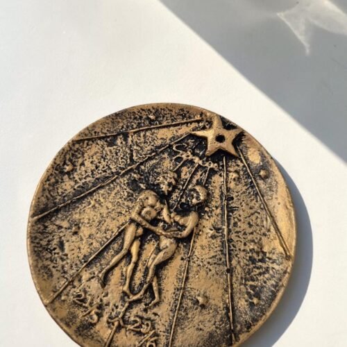 Incensário dourado  Signo Gêmeos
