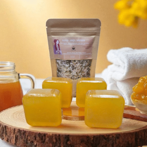 💜 Kit Ritual da Sorte & Sucesso – proteção e prosperidade em um só banho (4 sabonetes  de Mel+ 1 Banho para Abrir caminhos — com Reiki)
