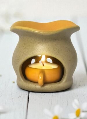 Difusor Rechaud Premium em Cerâmica + Mini Kit de Velas