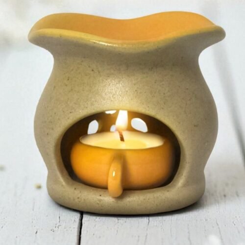 Difusor Rechaud Premium em Cerâmica + Mini Kit de Velas