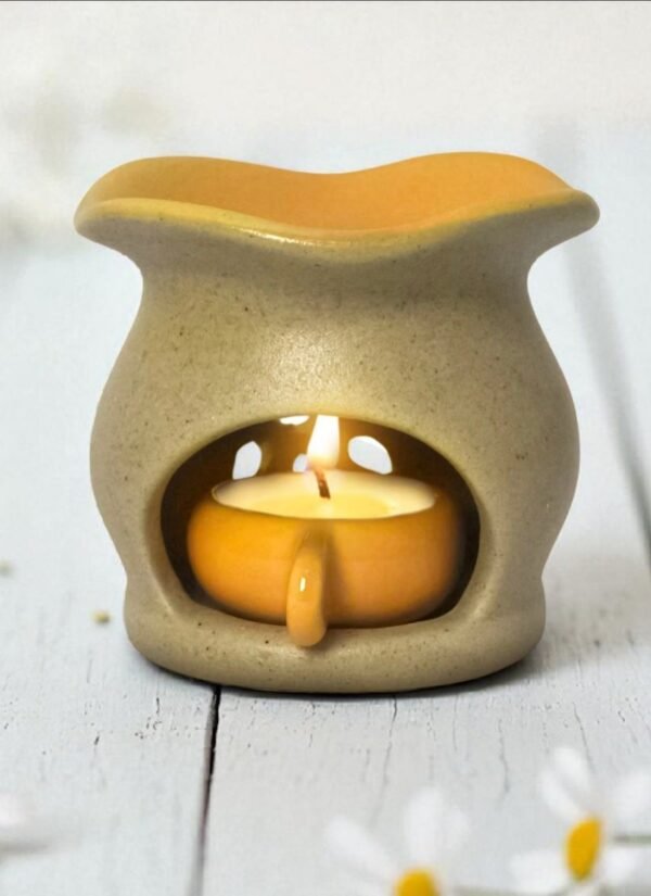 Difusor Rechaud Premium em Cerâmica + Mini Kit de Velas