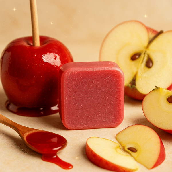 Sabonete Energético – Maçã Caramelada  (Um banho doce, nutritivo e cheio de energia positiva)