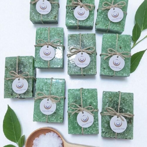KIT COM 10 SABONETES ARRUDA & SAL GROSSO – (Limpeza, Proteção e Renovação Energética) (COM ENERGIA REIKI)
