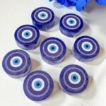 KIT COM 50 SABONETES OLHO GREGO COM ANIL 45G– (Proteção, Limpeza Espiritual e Harmonia) (COM ENERGIA REIKI)