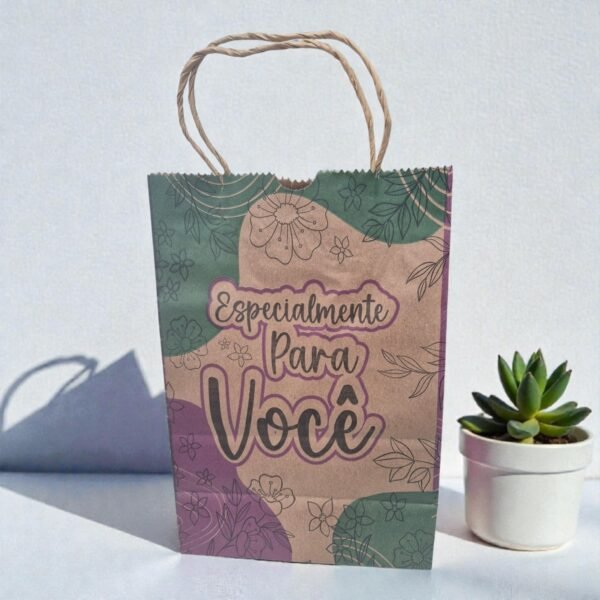 Sacola “Especialmente Para Você” – 18 × 10 × 25 cm