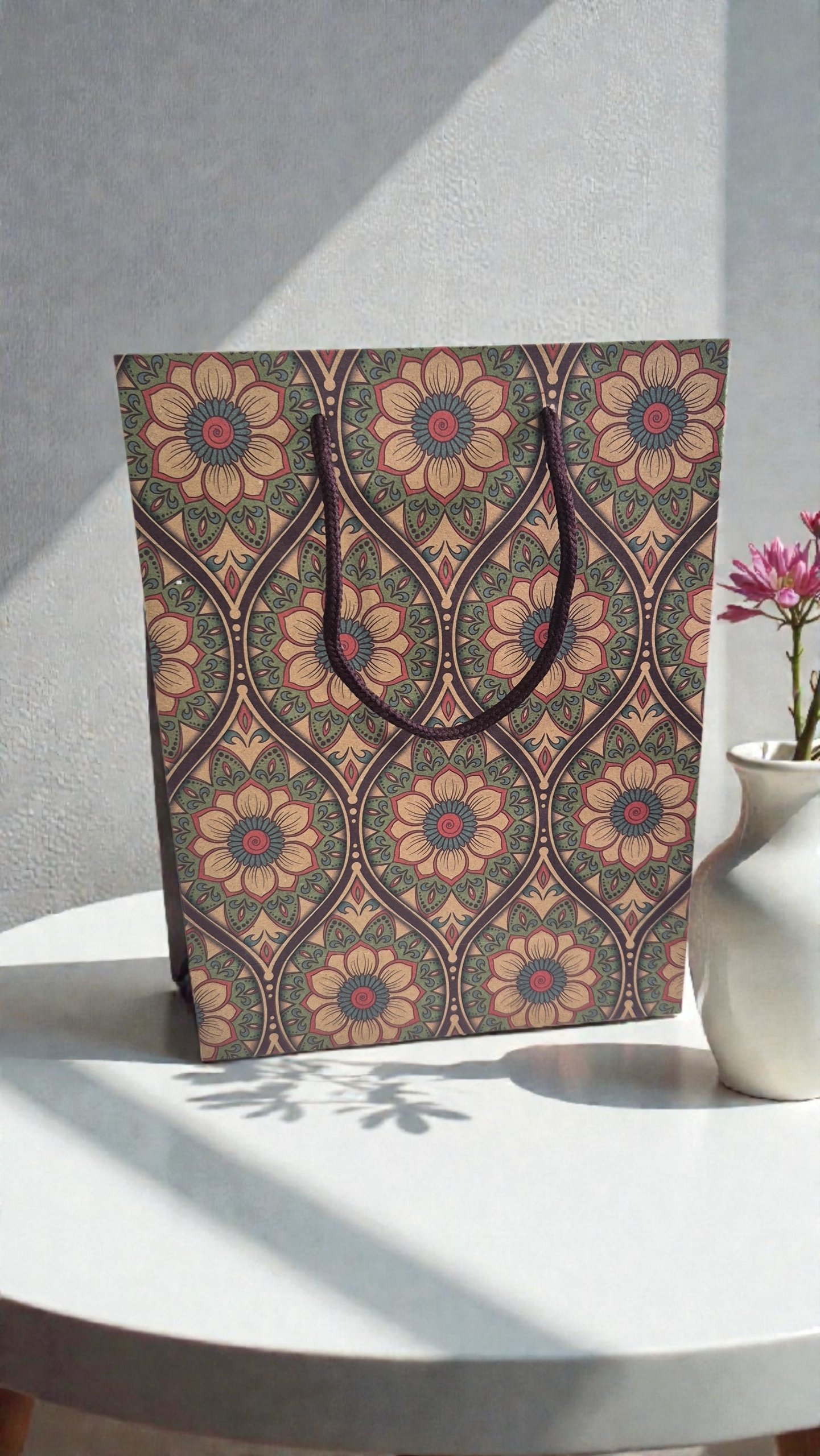 Sacola Mandala – 24 × 18 × 7 cm