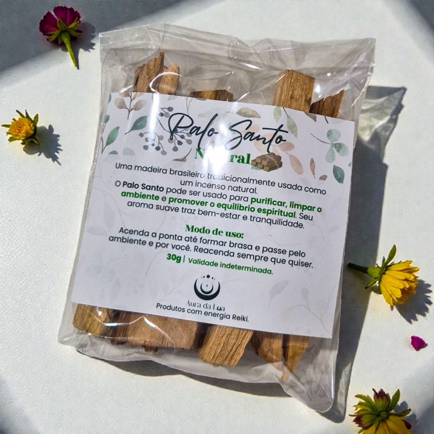 Kit Madeira de Palo Santo – 30gPurificação • Proteção • Elevação Energética