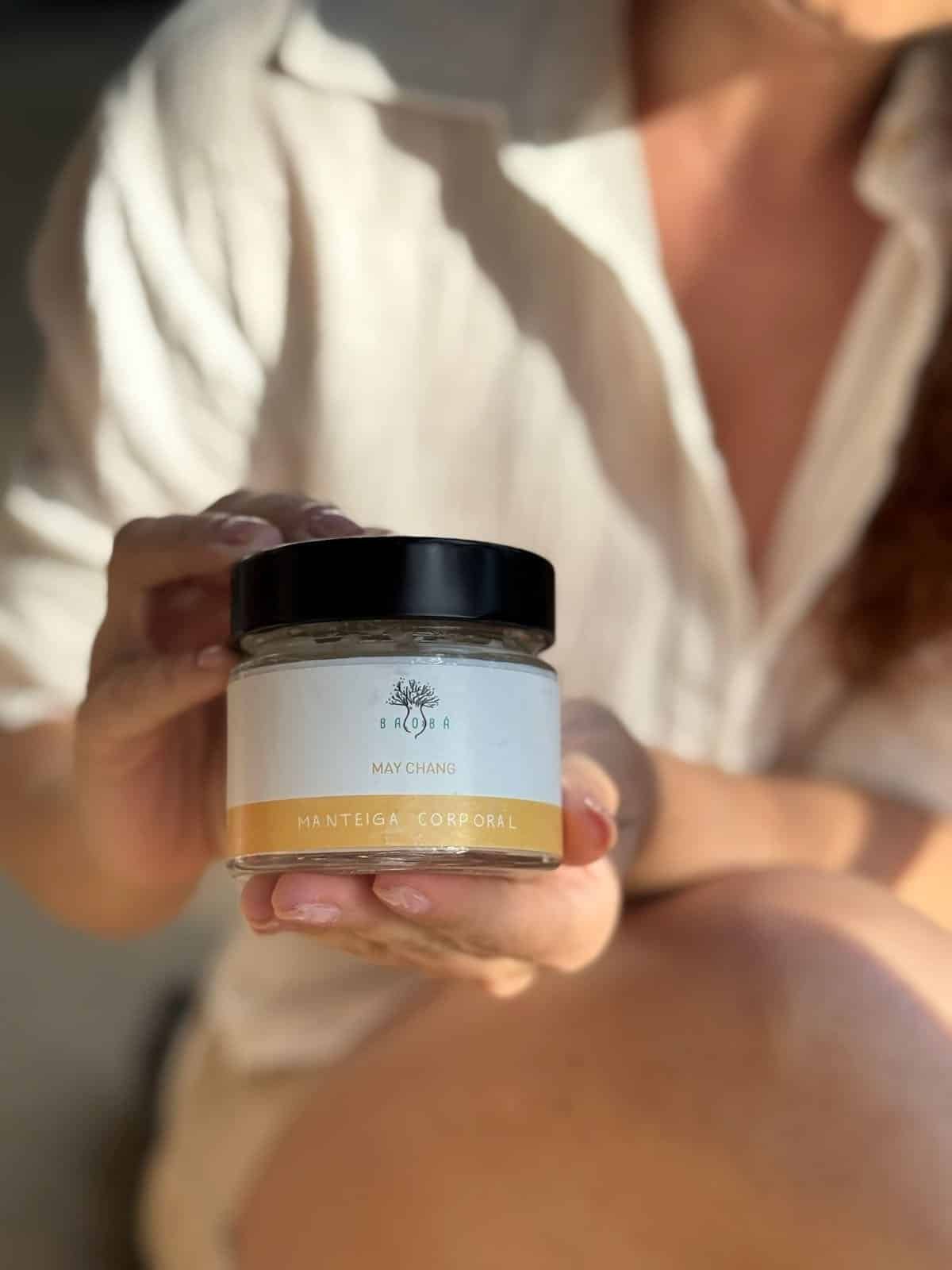 Manteiga Corporal May Chang – 170g| Nutrição intensa com frescor cítrico e toque aveludado