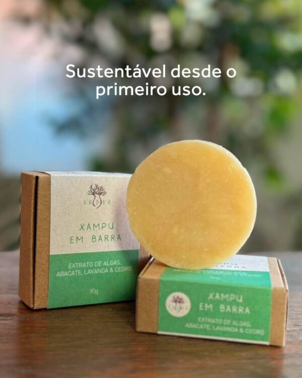 Xampu em Barra Algas – Cabelos Secos ou Cacheados| Nutrição profunda, definição e força para fios que precisam de mais cuidado