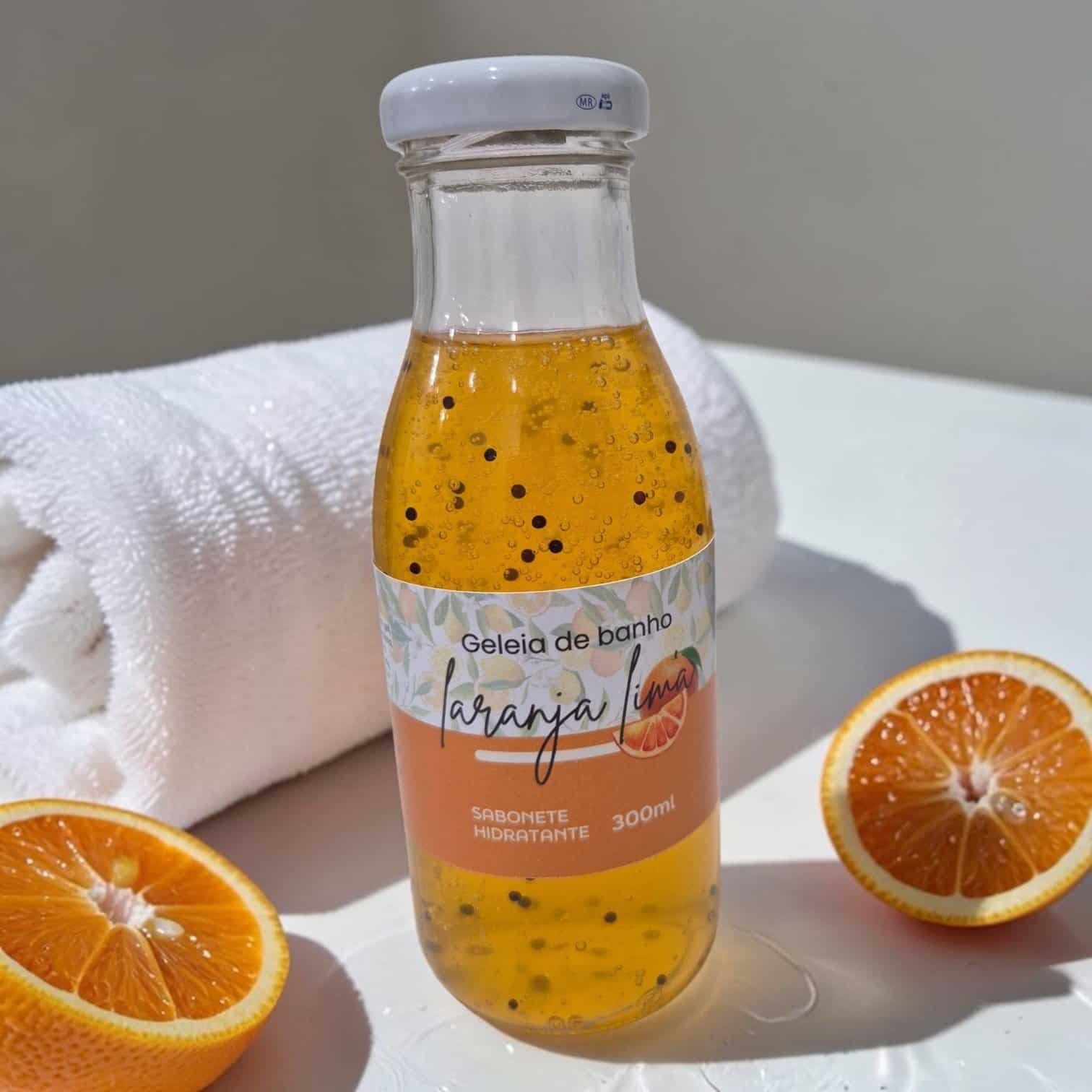 Geleia de Banho Laranja Lima-com Reiki