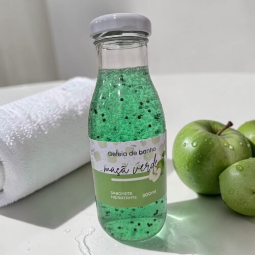 Geleia de Banho Maçã Verde -com Reiki