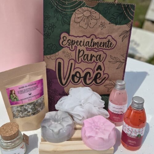 Kit Spa Completo Felicidade com Energia Reiki