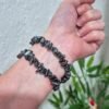 Pulseira de Hematita Cascalho – Proteção, Aterramento e Força Interior (acompanha embalagem)
