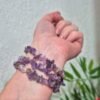 Pulseira de Ametista – Calma, Intuição e Proteção Espiritual (acompanha embalagem)