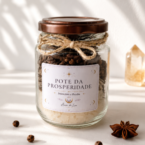Pote da Prosperidade | Pote de Vidro 250g