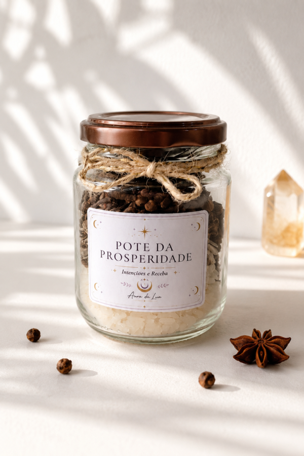 Pote da Prosperidade | Pote de Vidro 250g