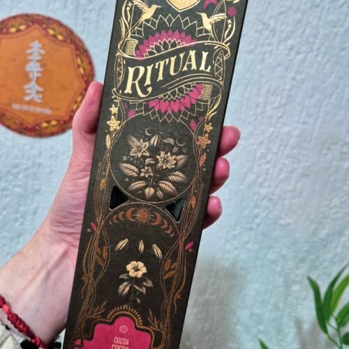 INCENSO RITUAL CACAU - ENERGIA QUE ABRE O CORAÇÃO - CHOCOLATE