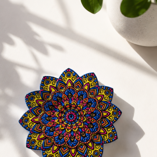 Incensário  Porcelana Mandala