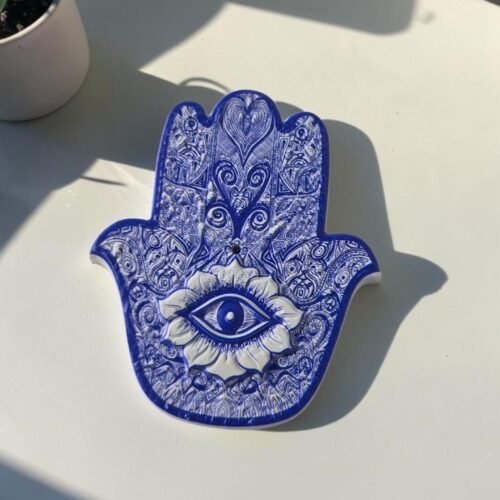 Incensário Porcelana Mão de Fátima
