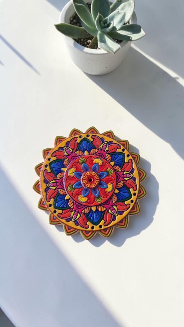 Incensário  Porcelana Mandala
