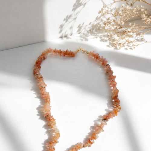 Colar de Pedra do Sol Cascalho – Alegria, Vitalidade e Poder Pessoal(com embalagem e energia Reiki) (cópia)